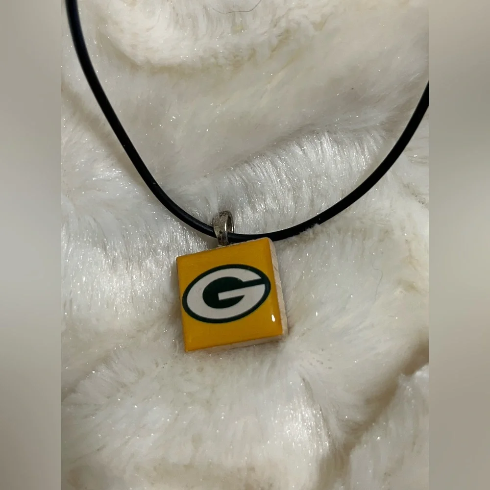 NFL Green Bay Packers tile necklace